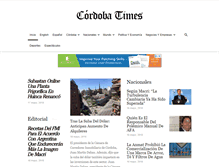 Tablet Screenshot of cordobatimes.com